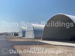 Construction en acier DuroSPAN de 42'x60'x17' Kit de construction de hangar métallique Quonset Home Shop avec extrémités ouvertes DIRECT