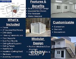 Construction modulaire KIT Bureau à domicile Stockage Usage commercial et résidentiel EN STOCK