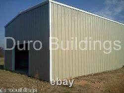 Durobeam Steel 30'x40'x12' Metal Red Iron Barn Machine Shed Building Kit Direct