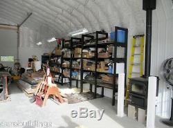 Durospan Acier 30x50x16 Atelier De Construction Métallique Garage Kits Ouvert Ends Direct