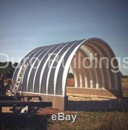 Durospan Acier 40x60x16 Construction Métallique Quonset Barn Kit Extrémités Ouvertes Direct Usine