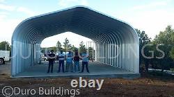 Durospan Steel 16x16x12 Metal Building Open Ends Diy Carport Kit Factory Direct