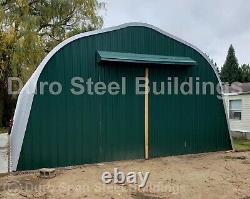 Durospan Steel 25'x50'x14' Metal Building Kit Maison Shed Open Ends Factory Direct