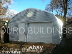 Durospan Steel 25x20x12 Metal Building Diy Home Shop Garage Kit Open Ends Direct