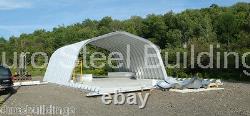 Durospan Steel 25x30x12 Metal Building Kit Equipment Shelter Open Ends Direct