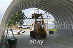 Durospan Steel 40'x60'x18' Metal Building Bricolage Barrage Kit Open Ends Factory Direct