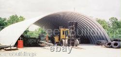 Durospan Steel 45x74x18 Metal Quonset Building Kit Farm Storage Open Ends Direct
