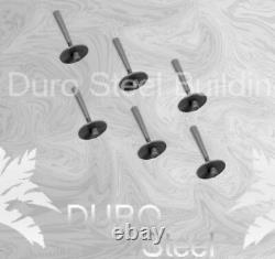 Durospan Steel 500 Count-arch Style Metal Building 4 Pins De Fixation D'isolation