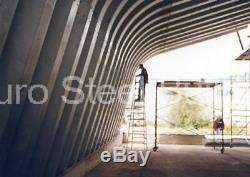Durospan Steel A40x62x18 Metal Arch Ag Building Kit De Bricolage Aux Extrémités Ouvertes Usine Direct