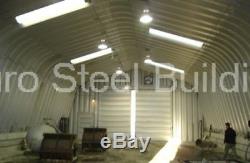 Durospan Steel A40x62x18 Metal Arch Ag Building Kit De Bricolage Aux Extrémités Ouvertes Usine Direct