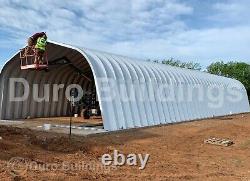 Kit de construction de bâtiment en acier DuroSPAN 25'x50'x14' pour maison de hangar avec extrémités ouvertes en usine directe.