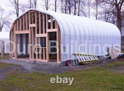 Kit de construction de garage en acier DuroSPAN 30x44x14 avec extrémités ouvertes pour bricolage à la maison