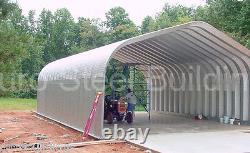 Kit de construction de garage en acier DuroSPAN 30x44x14 avec extrémités ouvertes pour bricolage à la maison