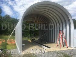 Kit de construction de grange en métal DuroSPAN Steel 20x20x12 à vendre en DIY! Extrémités ouvertes directes