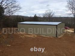 Kit de construction en acier DuroBEAM de 40'x60'x16' en métal fait sur commande pour atelier en autoconstruction