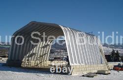 Kits de construction de maison DIY DuroSPAN Steel 30'x46'x16' Garage en métal avec extrémités ouvertes - DiRECT