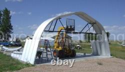 Kits de construction de maison DIY de garage en métal DuroSPAN Steel 30'x60'x16' avec extrémités ouvertes - En DIRECT