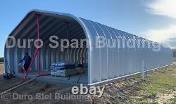 Kits de garage DuroSPAN en acier 25x70x13 pour bâtiment résidentiel métallique avec extrémités ouvertes, directement de l'usine