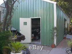Maison Isolée En Acier Avec Porch-metal Building Shop Kit Avec Ou Sans Garage