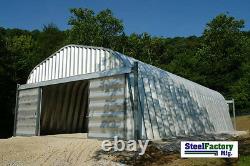 New Steel A40x80x16 Metal Storage Building Woodworking Shop Alpine Style