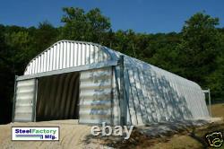 Sidérurgie Mfg A25x40x14 Usine Direct Gambrel Metal Arch Garage Building