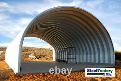 Steel Factory Mfg S20x40x14 Prefab Metal Arch Cover Storage Building Abri De Voiture