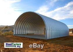Steel S40x80x16 Fabriqué Aux États-unis Prefab Metal Arch Storage Building Garage Barn Kit