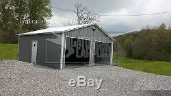 Steel-building-metal-garage-30x50x12 Retrousser Les Portes Livraison Gratuite Et Installer
