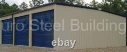 'Structures de bâtiments de stockage préfabriquées en métal DURO Steel Garage 60x20x16 - DiRECT'