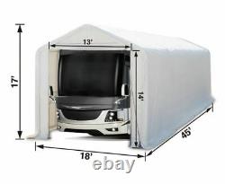 Tmg 18' X 45' Rv Abri De Stockage De Bateau De Camping-car Avec Tissu En Pvc De 17oz