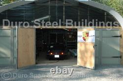 Vente de bâtiment métallique DuroSPAN Steel 25x33x14 Kit de garage boutique DIY avec extrémités ouvertes DiRECT
