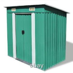 Vidaxl Garden Storage Shed Steel Outdoor Shed House Building Multi Colors